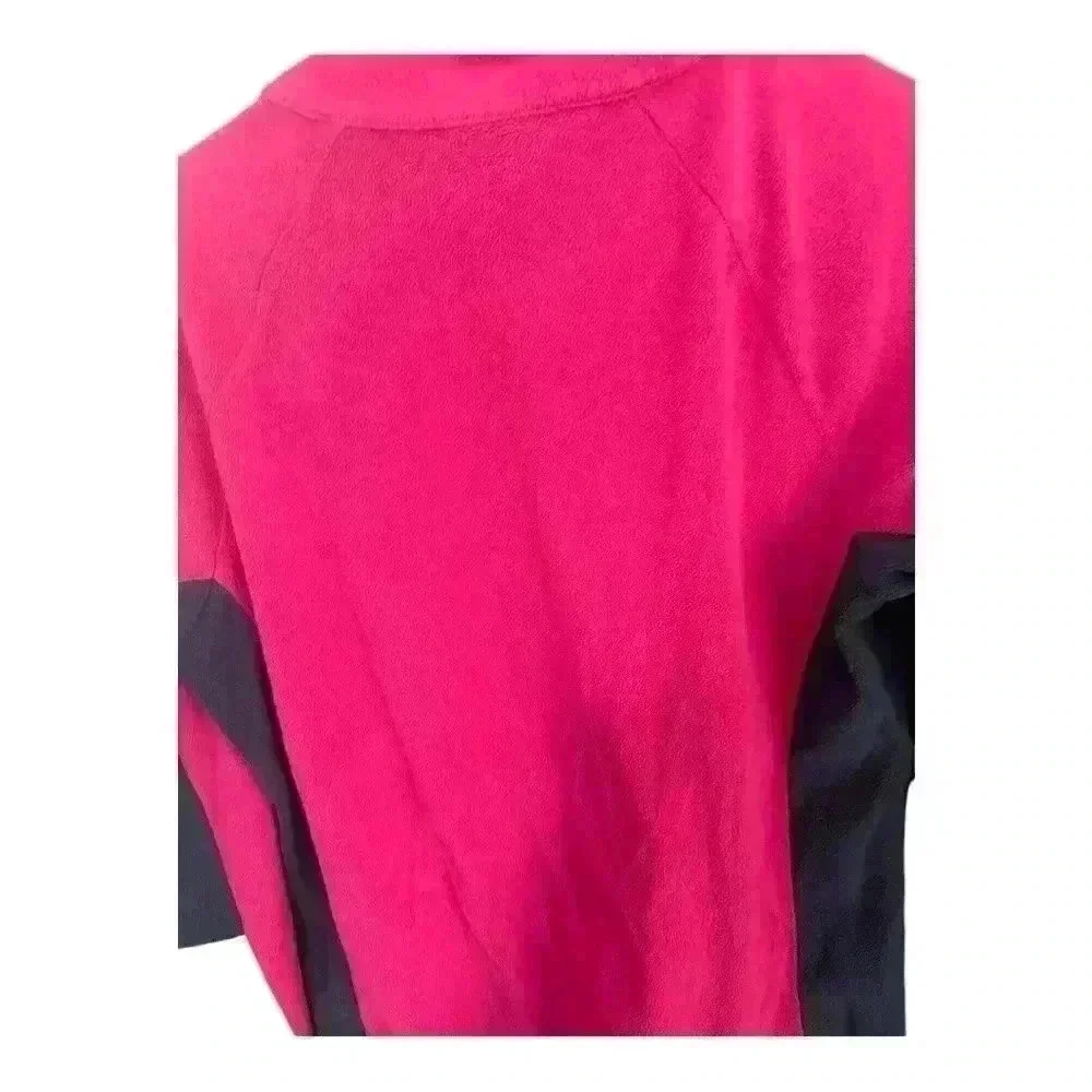 Columbia Sportswear Polar Pink Fuchsia 1/4 Zip Fleece Top Size Large - Picture 7 of 7